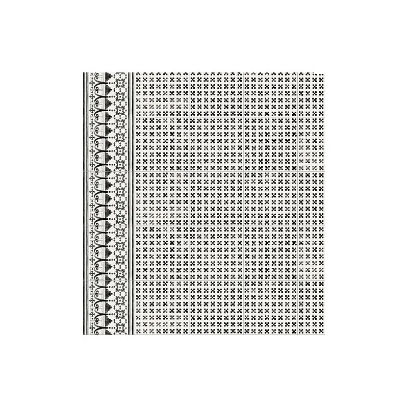 Carrelage sol / mur effet ciment motif feutré 20x20 cm VODEVIL PAIX SOMBRA (vendu par boite de 1m2)