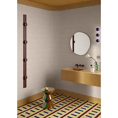 Carrelage sol / mur effet ciment à motif 20x20 cm RIVOLI - TURIN(vendu par boite de 1m2)