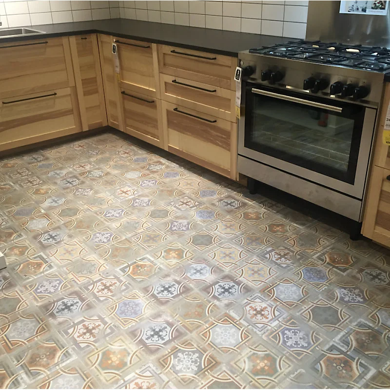 Carrelage sol / mur effet ciment patchwork 20x20 cm 1900 COMILLAS (vendu par boite de 1m2)