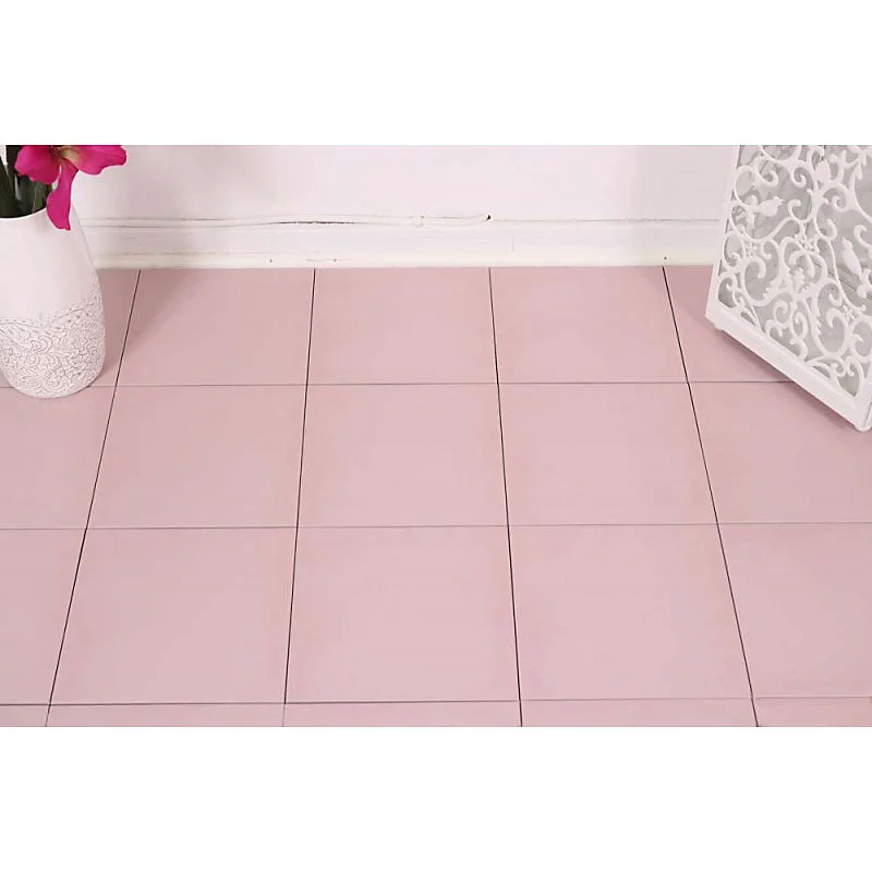 Carrelage sol / mur effet ciment uni rose 20x20 cm 1900 ROSA (vendu par boite de 1m2)