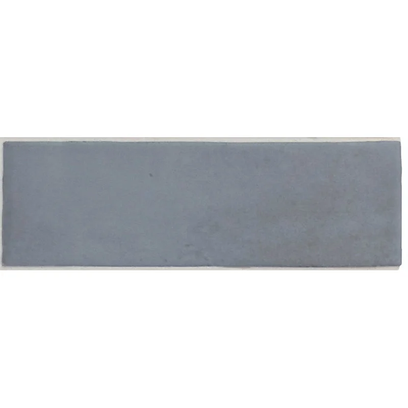 Carrelage sol / mur effet zellige bejmat marocain 5X15 cm bleu mate 5X15 cm COCO BLUE NIGHT MATT(vendu par boite de 0.50m2)