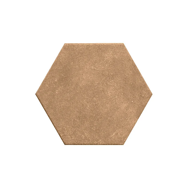 Carrelage sol / mur hexagonal effet ciment 25x21,6 cm TERRACRETA Chamotte Esagono (vendu par boite de 1.18m2)