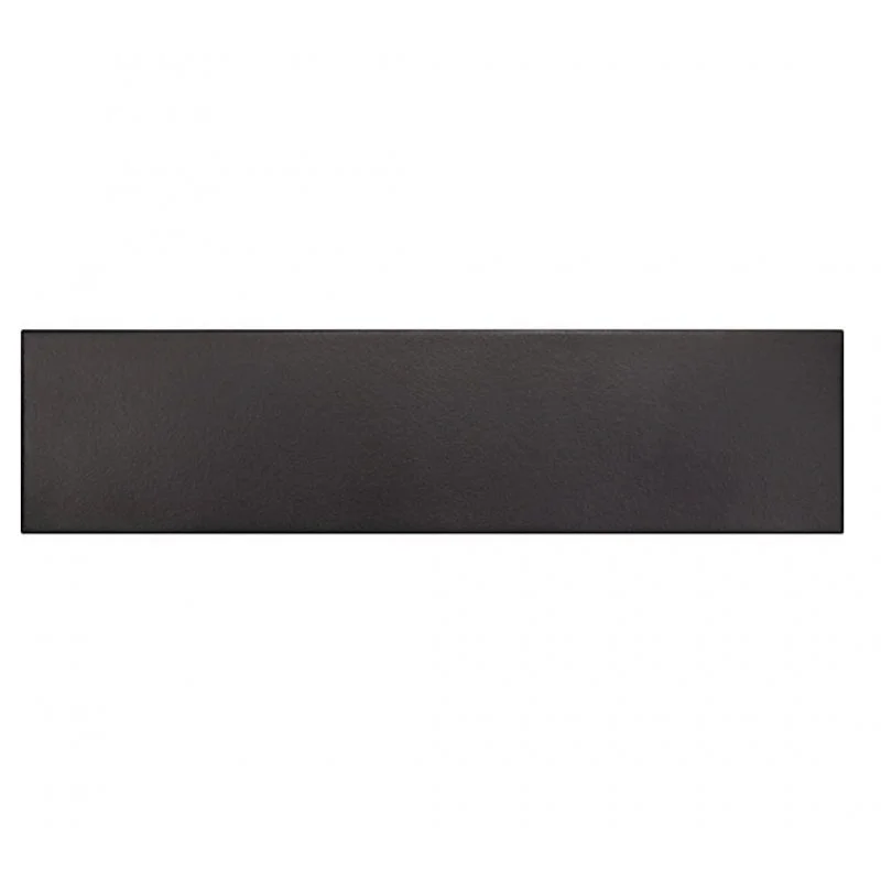 Carrelage sol / mur pose baton rompu chevron uninoir anthracite mate STROMBOLI BLACK CITY (vendu par boite de 0.65m2)