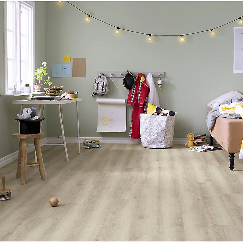 Lame PVC clipsable Starfloor Ultimate bois écru 17,6 x 121,3 cm Tarkett (vendue au carton)