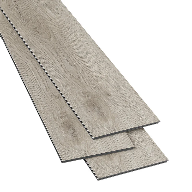Lame VINYLE clipsable Mambo plus 18x122 cm gris GoodHome avec sous-couche intégrée (vendue au carton)