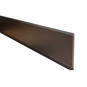 Plinthe décorative pour mur Ilcom F Noir satiné - 100mm x 2700mm x 0,65 ep.