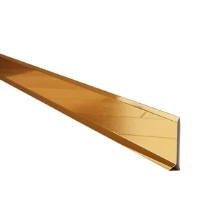 Plinthe décorative pour mur Ilcom F Or poli - 60mm x 2700mm x 0,65 ep.