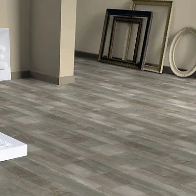 Revêtement sol VINYLE Tarkett Exclu Patchwood gris 4m (vendu au m²)