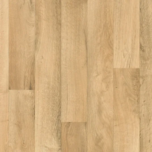 Sol PVC Best - Imitation parquet Hêtre Brun Évident - Rouleau de 3m x 3m