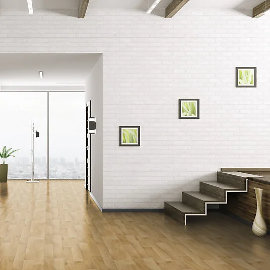 Sol PVC Best - Imitation parquet Hêtre Brun Évident - Rouleau de 3m x 3m