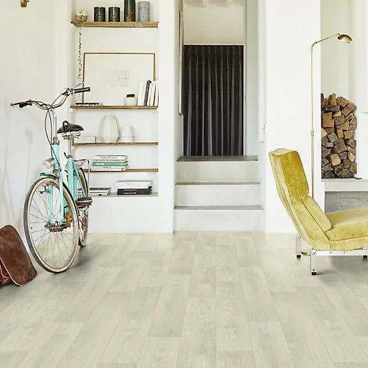 Sol VINYLE Best - Imitation parquet Bois Blanchi - Rouleau de 3m x 6m