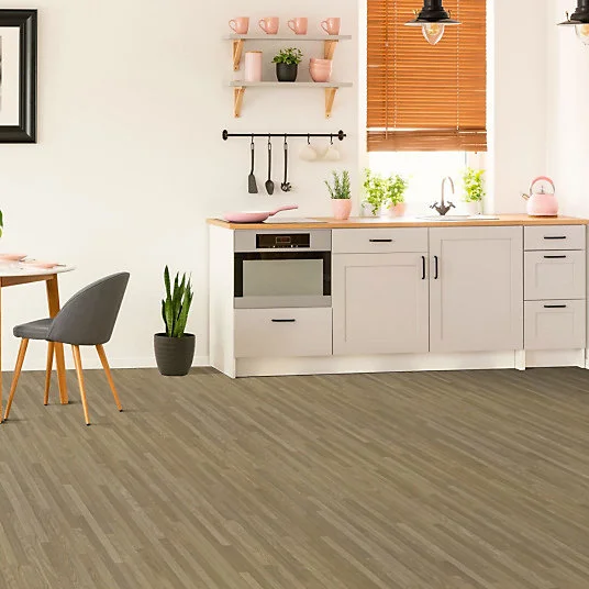 Sol Vinyle Feng Shui - Parquet lames étroites - Chêne naturel - Rouleau de 4m x 22m