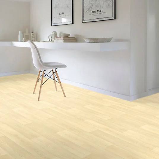 Sol Vinyle First - Imitation parquet bois évident - Rouleau de 3m x 14m
