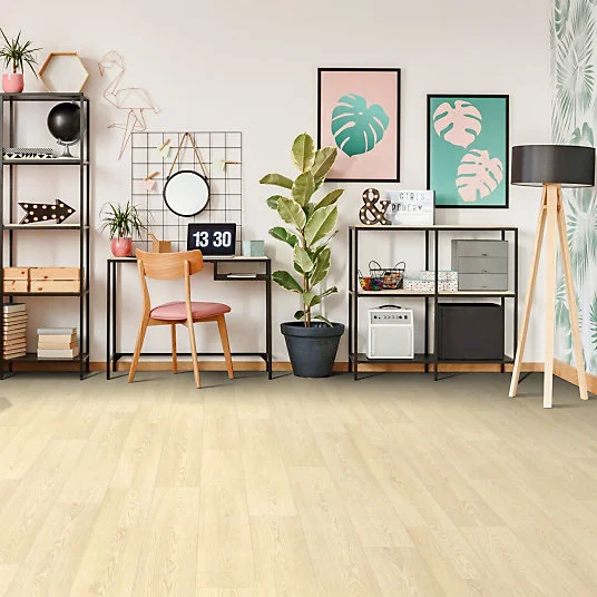 Sol Vinyle First - Imitation parquet bois évident - Rouleau de 3m x 14m