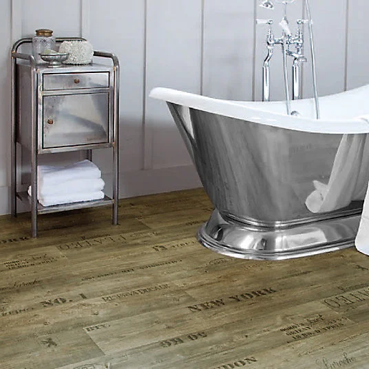 Sol Vinyle First - Imitation parquet marqué - Rouleau de 3m x 9m