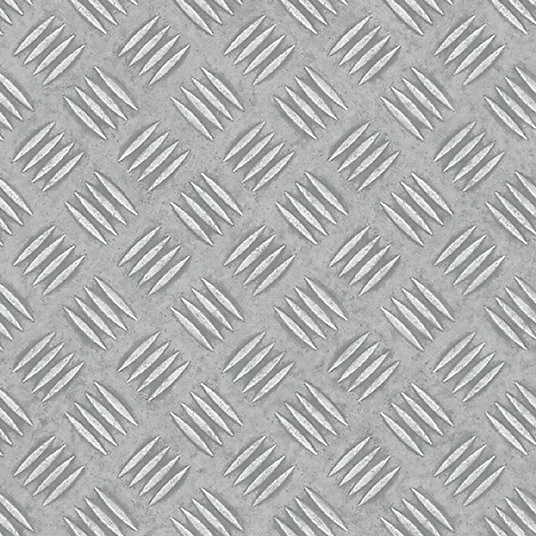Sol Vinyle First - Imitation tôle métallique Grain de Riz - Rouleau de 3m x 6m
