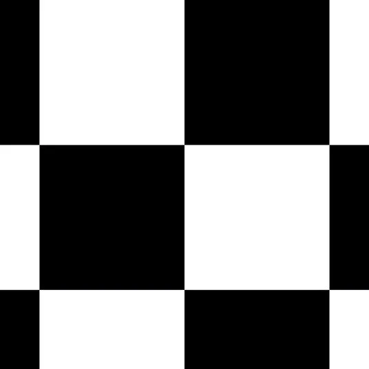 Sol Vinyle Link Plus - Carrelage damier noir et blanc - Surface brillante - Rouleau de 2m x 29m
