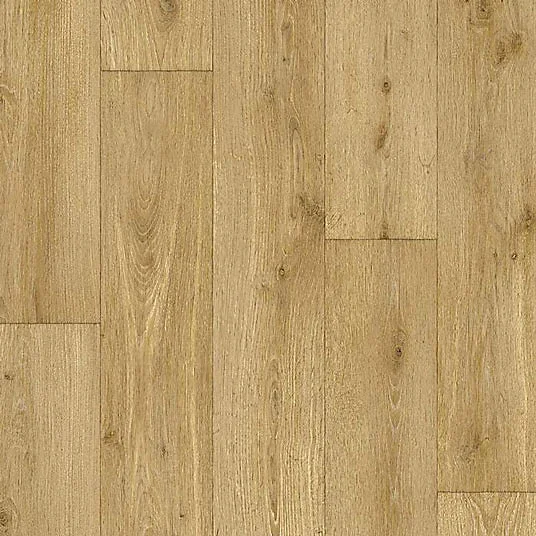 Sol Vinyle Link Plus - Imitation parquet bois naturel - Surface brillante - Rouleau de 3m x 15m