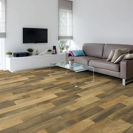 Sol Vinyle Link Plus - Imitation parquet bois - Surface brillante - Rouleau de 4m x 2m