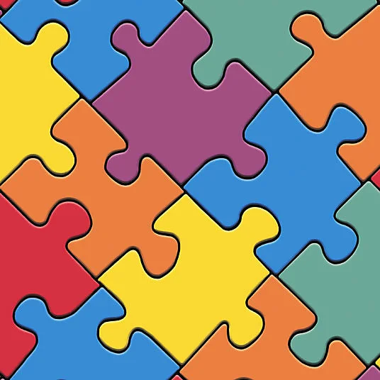 Sol Vinyle Style - Motif Puzzle - Rouleau de 3m x 29m