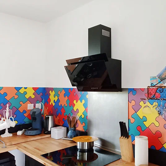 Sol Vinyle Style - Motif Puzzle - Rouleau de 3m x 30m