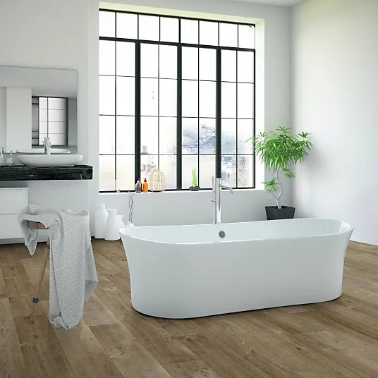 Sol Vinyle Textile - Noir jais Edition - Aspect parquet - Chêne brun - Rouleau de 2m x 11m