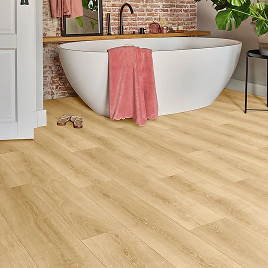 Sol Vinyle Textile - Rénove acoustique - Imitation parquet naturel - Rouleau de 4m x 14m