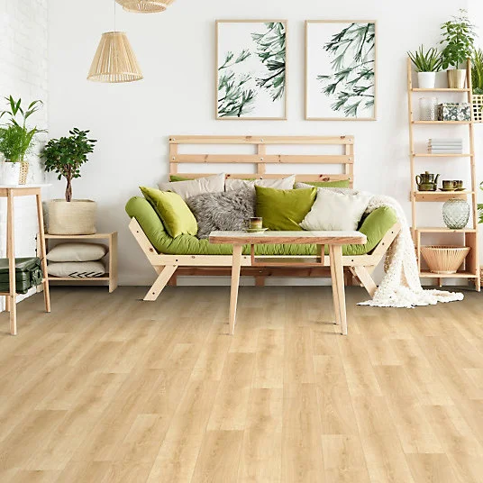 Sol Vinyle Textile - Rénove acoustique - Imitation parquet naturel - Rouleau de 2m x 23m