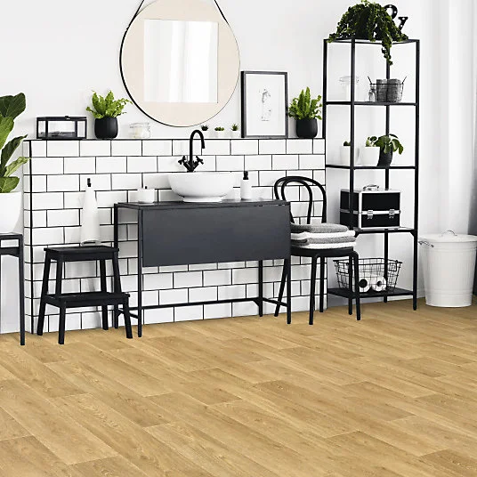 Sol Vinyle Textile Rénove - Imitation parquet - Chêne Maritime - Rouleau de 3m x 4m