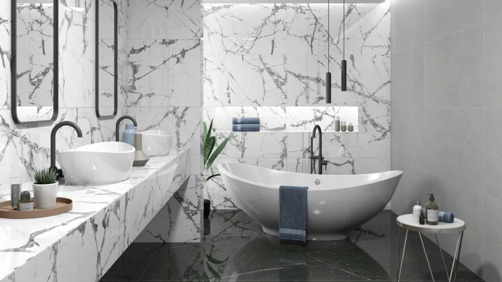 Tuile de céramique porcelaine - Collection CR.LUX ICEBERG disponible en 1 taille, 1 couleur et 1 finition.