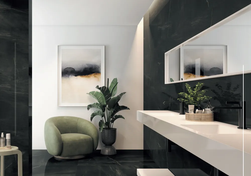 Tuile de céramique porcelaine - Collection PRIS. MIND disponible en 2 formats, 2 couleurs et 1 finition.