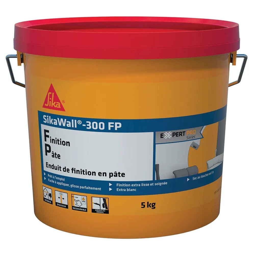 Enduit de finition SikaWall®-300 FP avec Effet Satine