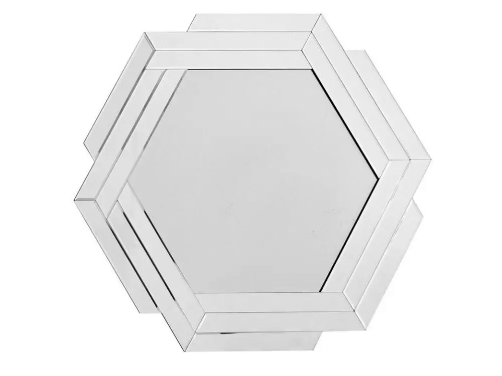 Miroir Mural Design "Artemis" 85cm Argent - Prêt à l'emploi