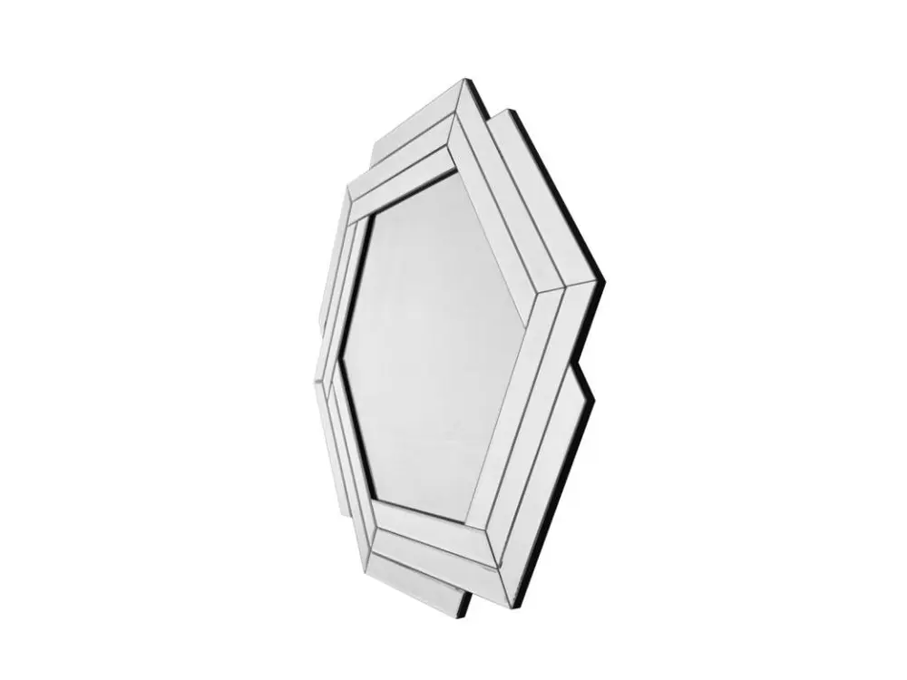 Miroir Mural Design "Artemis" 85cm Argent - Prêt à l'emploi