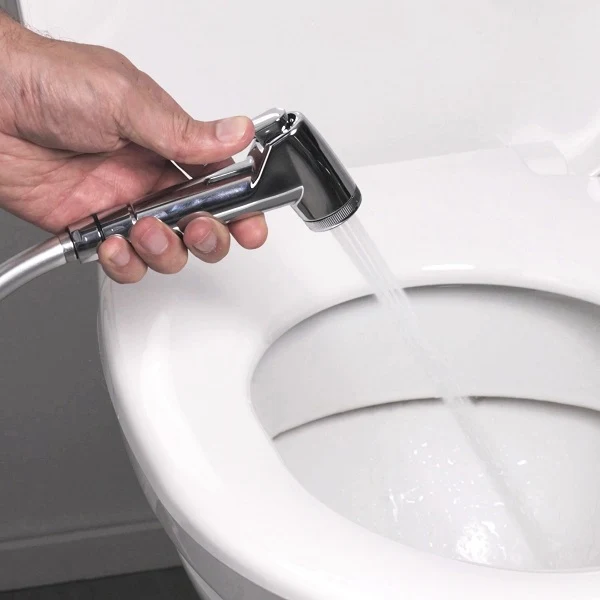 Peinture Murale Douchette WC + support mural