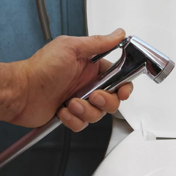 Peinture Murale Douchette WC + support mural