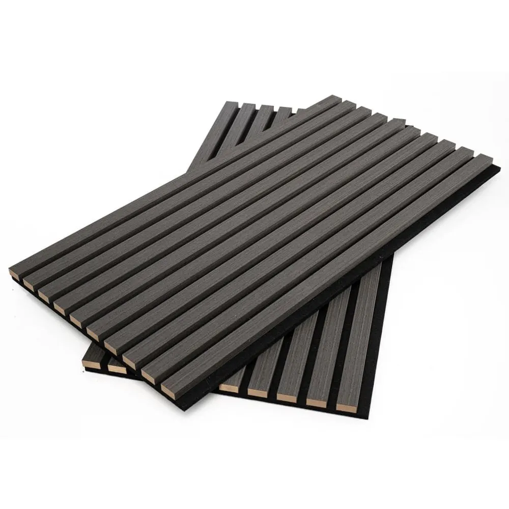 Ponceuse Orbitale WallArt Panneaux muraux acoustiques Aku chêne cendré 4 pcs
