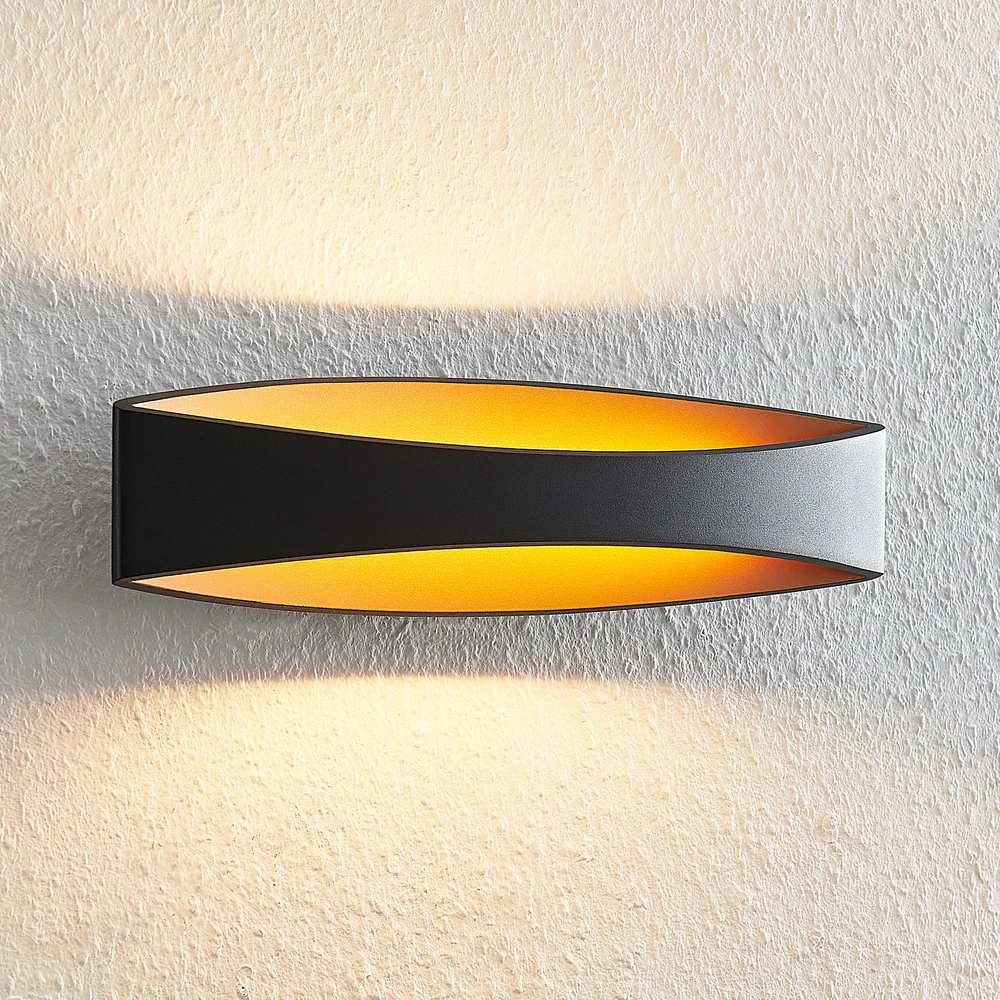 Professionnel Arcchio Jelle applique LED, 43,5 cm, noire