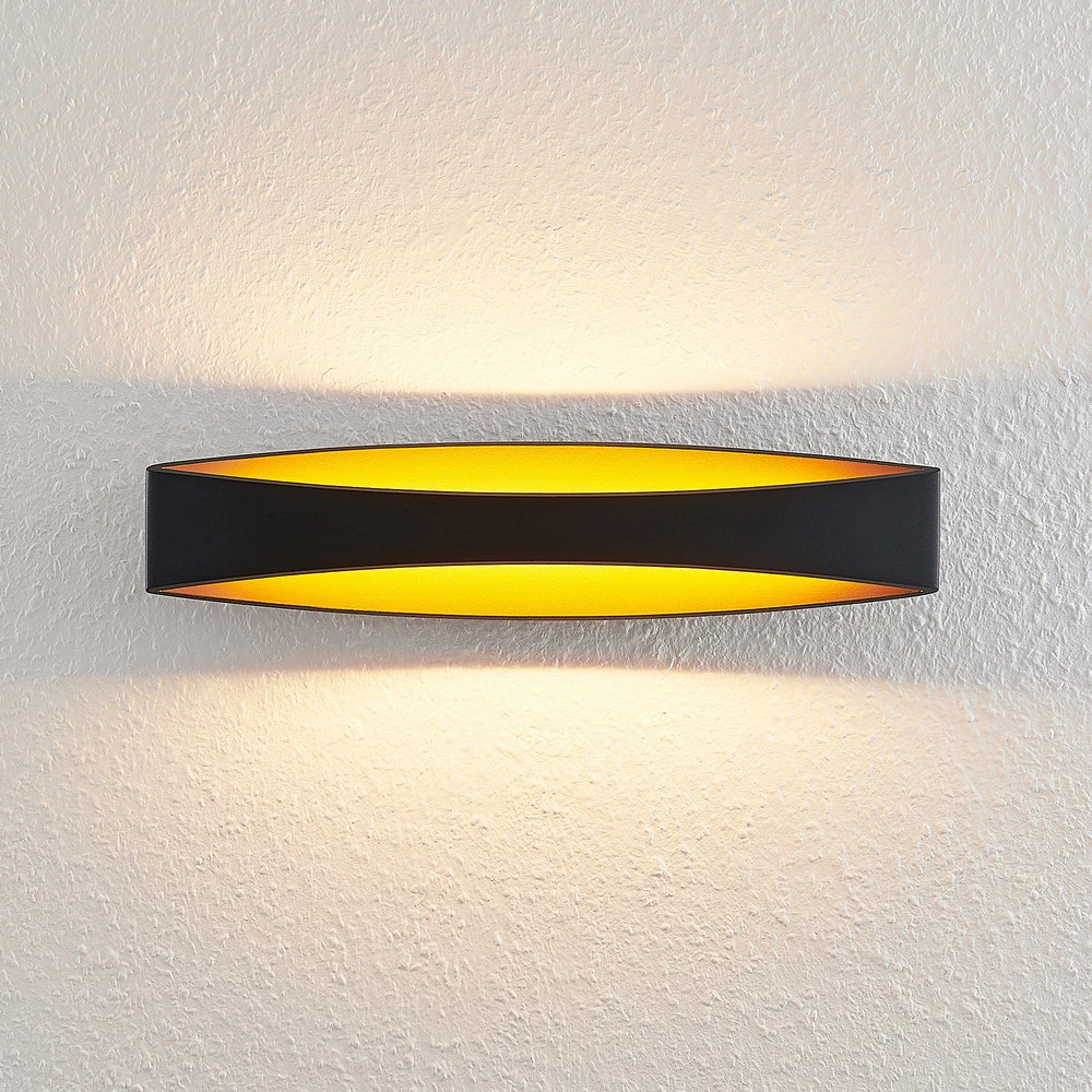 Professionnel Arcchio Jelle applique LED, 43,5 cm, noire