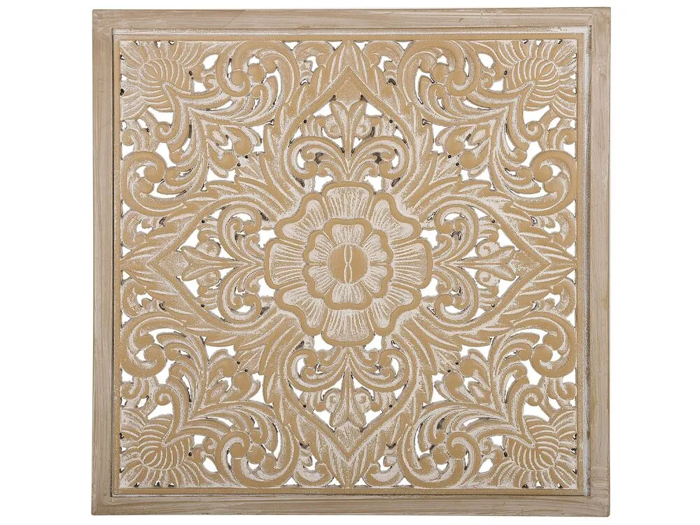 Wanddecoratie lichtbruin/wit YONORA Pour Usage Intérieur