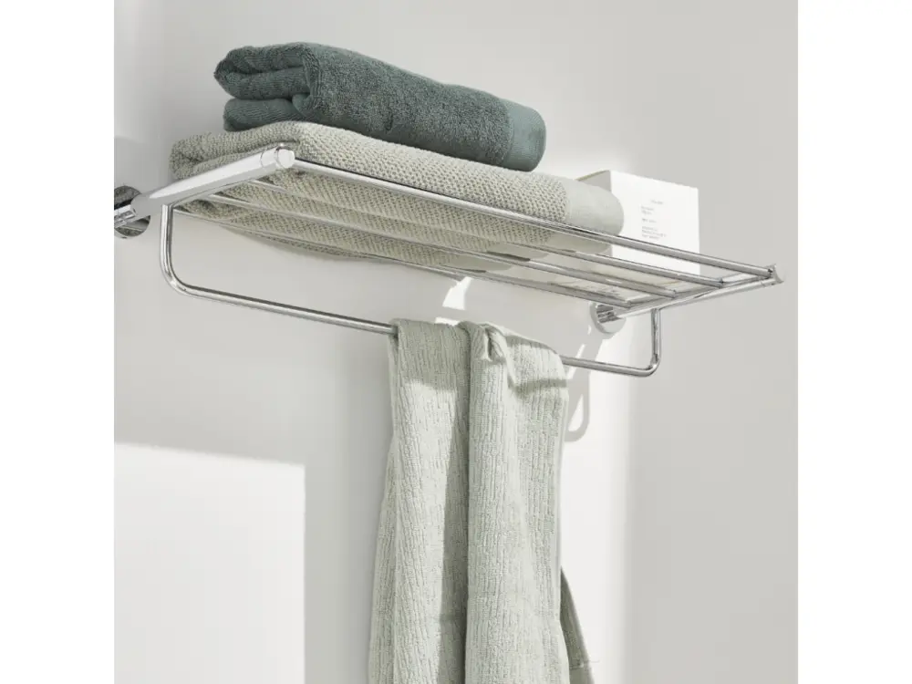 Jacob Delafon Rack à serviettes Classique, longueur 56 cm, Chromé