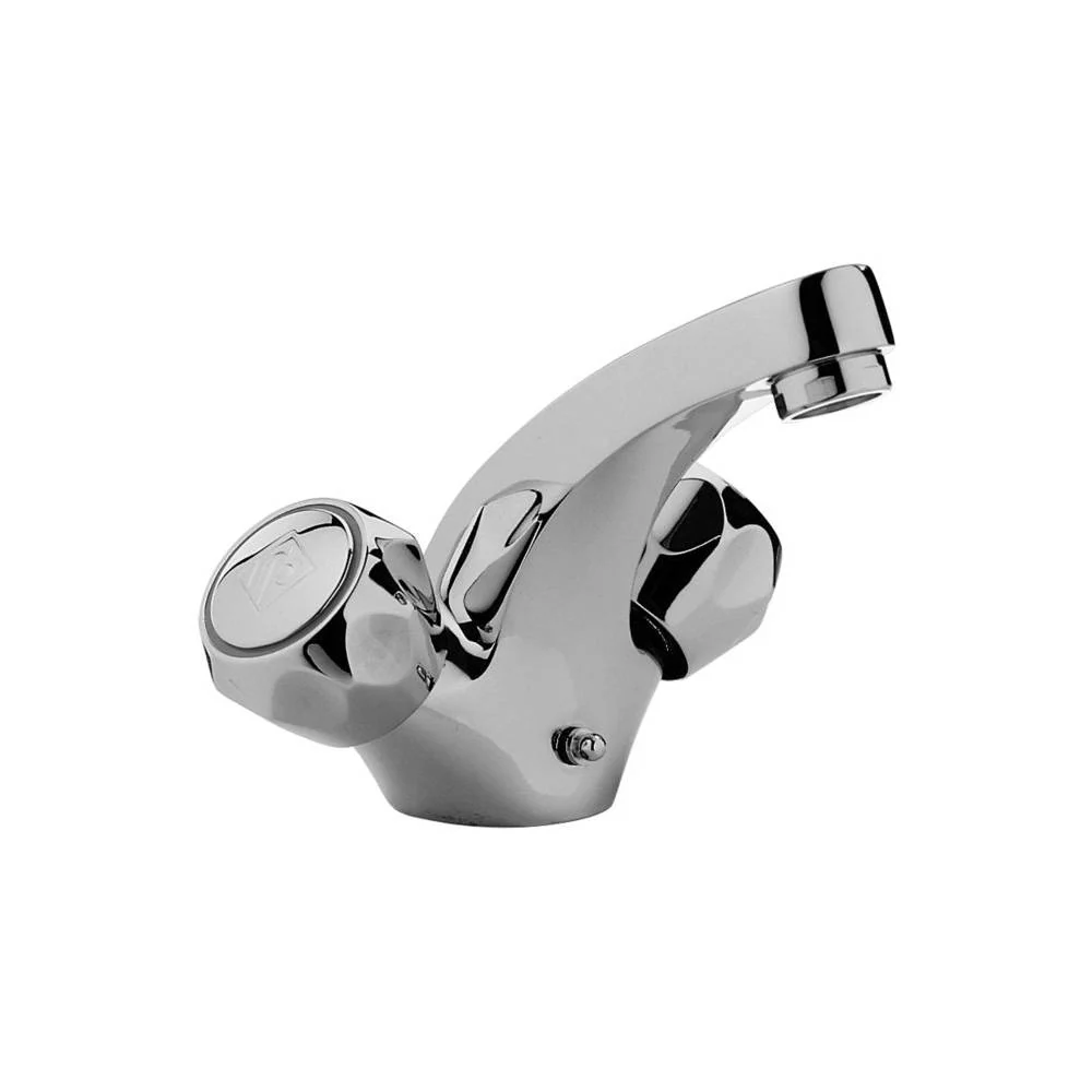 Robinet de lavabo monofore sans vidage série Danubio modèle DA071CR chromé Paffoni