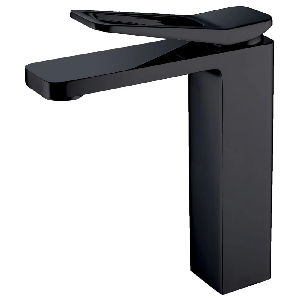 Robinet de lavabo à poignée particulier Nortrends noir mat