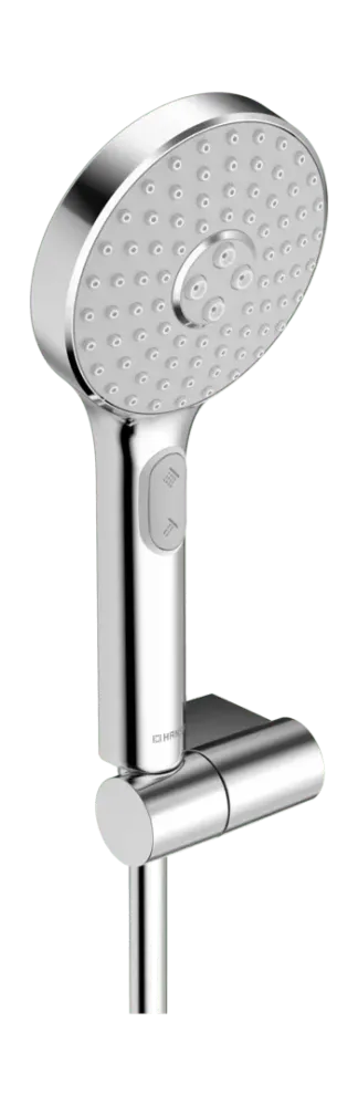 Pomme de douche flexible + fixation HANSA ACTIVEJET 120mm chromé - Réf. 84380133