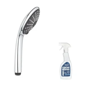 Pommeau de douche GROHE Quickfix Vitalio Joy 110 Massage 3 jets + nettoyant GrohClean