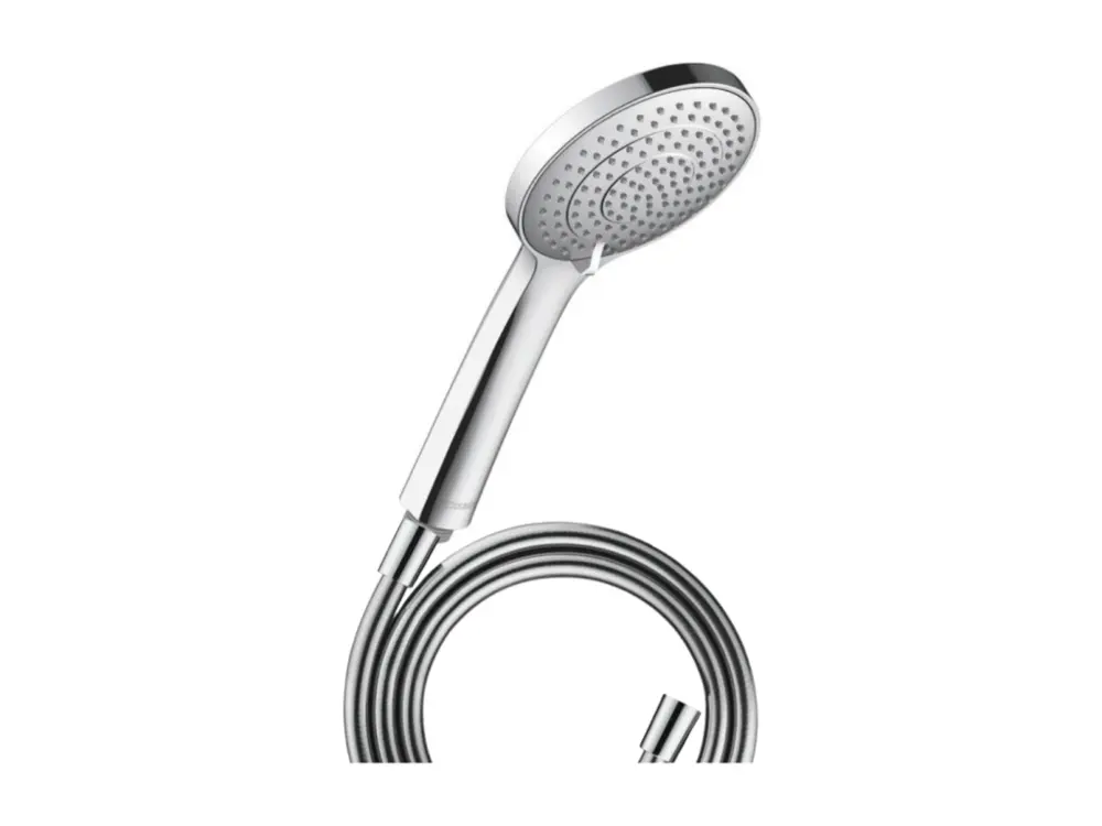 Pommeau de douche 3 jets DURAVIT Universal avec curseur chromé + souple de douche