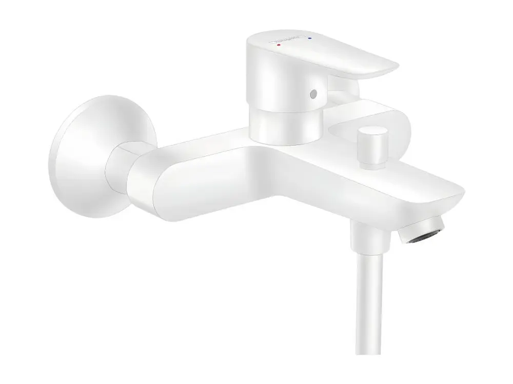 Flexible de Raccordement Mitigeur bain douche mécanique HANSGROHE Talis E blanc mat