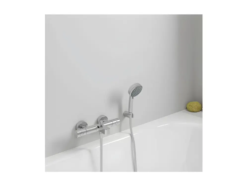 Inox 304 GROHE - Mitigeur de bain thermostatique et mural Precision Get