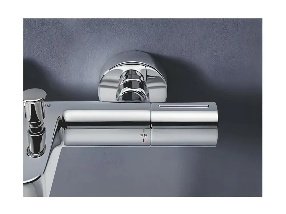 Inox 304 GROHE - Mitigeur de bain thermostatique et mural Precision Get