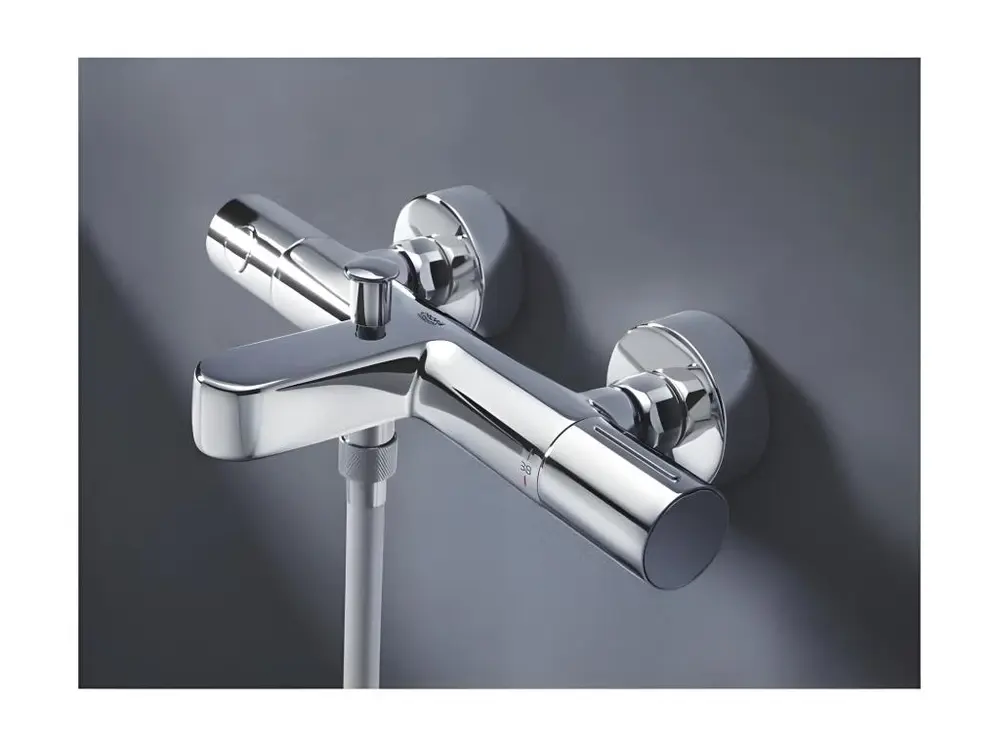 Inox 304 GROHE - Mitigeur de bain thermostatique et mural Precision Get